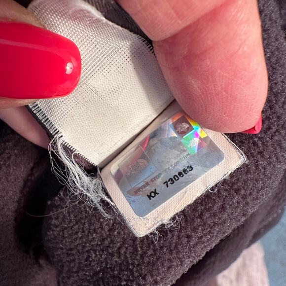 The North Face Jacket Collared Lightweight Fleece Full Zip Black womens Small - Picture 4 of 10